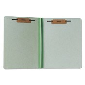 AbilityOne® 7530000431194, SKILCRAFT Heavyweight Pressboard Fastener Folder, 1" Expansion, 2 Fasteners, Letter Size, Light Green, 100/Box Item: NSN0431194