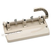 AbilityOne® 7520001394101, SKILCRAFT Heavy-Duty Three-Hole Punch, 13/32" Holes, 28-Sheet, Beige Item: NSN1394101
