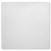 AbilityOne® 7220001516518, SKILCRAFT PVC Chair Mat, Low-to-Medium Pile Carpet, 60 x 60, Clear Item: NSN1516518