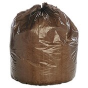 AbilityOne® 8105011839769, SKILCRAFT Maximum Performance Trash Can Liner, 33 gal, 1.22 mil, 33" x 39", Brown, 125/Box Item: NSN1839769