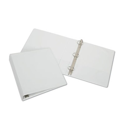 AbilityOne® 7510012038814, SKILCRAFT Round Ring View Binder, 3 Rings, 2" Capacity, 11 x 8.5, White Item: NSN2038814