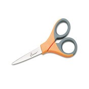 AbilityOne® 5110012414375 SKILCRAFT Scissors, 6.5" Long, 3" Cut Length, Straight Orange/Gray Handle Item: NSN2414375