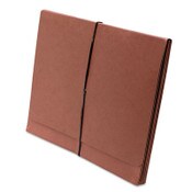AbilityOne® 7530002683993, SKILCRAFT Expanding Filing Wallet, 3.5" Expansion, 1 Section, Elastic Cord Closure, Letter Size, Red Item: NSN2683993