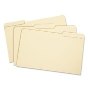 AbilityOne® 7530002822508, SKILCRAFT Manila File Folder, 1/3-Cut Tabs: Assorted, Legal Size, 0.75" Expansion, Manila, 100/Box Item: NSN2822508