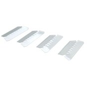 AbilityOne® 7510013750502, SKILCRAFT Tabs for Hanging File Folders, 1/5-Cut, Clear, 2" Wide, 25/Pack Item: NSN3750502