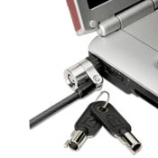 AbilityOne® 5340013842016, SKILCRAFT Kensington Laptop Security Lock and Cable, 6 ft, 2 Keys, Silver Item: NSN3842016