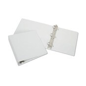 AbilityOne® 7510013848673, SKILCRAFT Slant D-Ring View Binder, 3 Rings, 2.5" Capacity, 11 x 8.5, White Item: NSN3848673
