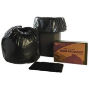 AbilityOne® 8105013862323, SKILCRAFT Recycled Content Trash Can Liners, 33 gal, 1.5 mil, 33" x 40", Black/Brown, 100/Box Item: NSN3862323