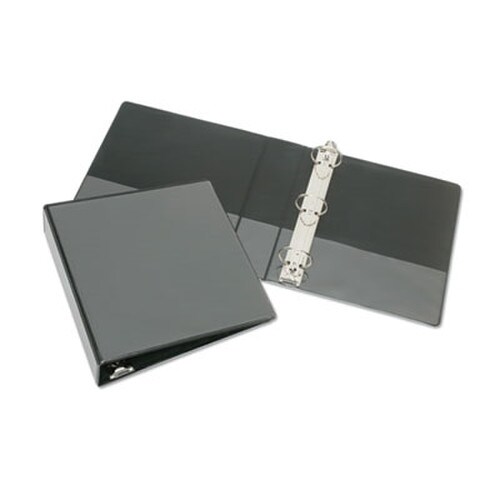AbilityOne® 7510014126338, SKILCRAFT Slant D-Ring View Binder, 3 Rings, 3" Capacity, 11 x 8.5, Black Item: NSN4126338
