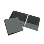 AbilityOne® 7510014208078, SKILCRAFT Slant D-Ring View Binder, 3 Rings, 1" Capacity, 11 x 8.5, Black Item: NSN4208078