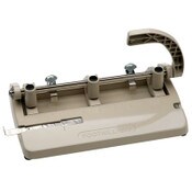 AbilityOne® 7520014316251, SKILCRAFT Heavy-Duty Three-Hole Punch, 13/32" Holes, 28-Sheet, Black Item: NSN4316251