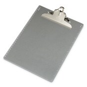 AbilityOne® 7520014393387, SKILCRAFT Aluminum Clipboard, 5.5" Clip Capacity, Holds 8.5 x 11 Sheets, Silver Item: NSN4393387