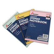 AbilityOne® 7530014545702, SKILCRAFT Steno Pad, Gregg Rule, Assorted Cover Colors, 60 Assorted 6 x 9 Sheets, 3/Pack Item: NSN4545702