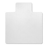 AbilityOne® 7220004576054, SKILCRAFT PVC Chair Mat, Medium-to-High Pile Carpet, 45 x 53, Clear Item: NSN4576054