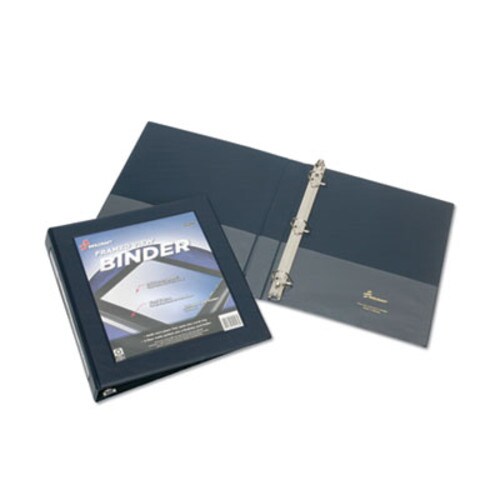 AbilityOne® 7510014621385, SKILCRAFT Framed Slant-D Ring View Binder, 3 Rings, 1.5" Capacity, 11 x 8.5, Navy Blue Item: NSN4621385