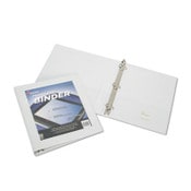 AbilityOne® 7510014621386, SKILCRAFT Framed Slant-D Ring View Binder, 3 Rings, 1" Capacity, 11 x 8.5, White Item: NSN4621386