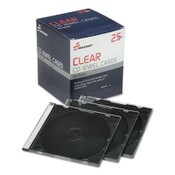 AbilityOne® 7045015026513, SKILCRAFT Slim CD Case, Clear, 25/Pack Item: NSN5026513