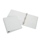 AbilityOne® 7510015104859, SKILCRAFT Round Ring View Binder, 3 Rings, 0.5" Capacity, 11 x 8.5, White Item: NSN5104859