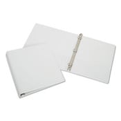 AbilityOne® 7510015107492, SKILCRAFT Round Ring Binder, 3 Rings, 1" Capacity, 11 x 8.5, White Item: NSN5107492