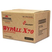 AbilityOne® 7920015122412, SKILCRAFT WYPALL X70 Rags, 11 x 16.5, White, 174/Box Item: NSN5122412