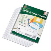 AbilityOne® 7530015144904, SKILCRAFT Recycled Laser and Inkjet Labels, Inkjet/Laser Printers, 1 x 2.63, White, 30/Sheet, 100 Sheets/Box Item: NSN5144904