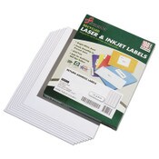 AbilityOne® 7530015144911, SKILCRAFT Recycled Laser and Inkjet Labels, Inkjet/Laser Printers, 0.5 x 1.75, White, 80/Sheet, 100 Sheets/Box Item: NSN5144911