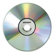 AbilityOne® 7045015155375, SKILCRAFT CD-R Recordable Disc, 700 MB/80min, 52x, Spindle, Silver, 100/Pack Item: NSN5155375