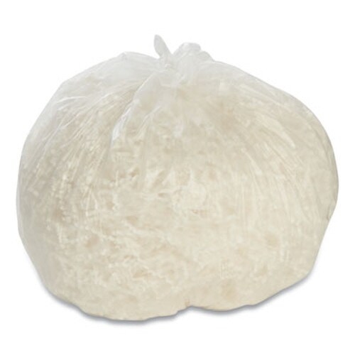 AbilityOne® 8105015170803, SKILCRAFT High Density Can Liners, 4 gal, 12 mic, 17" x 18", Natural, Flat Pack, 17/Box Item: NSN5170803