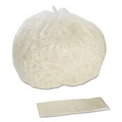 AbilityOne® 8105015171370, SKILCRAFT High Density Coreless Roll Can Liners, 10 gal, 8 mic, 24" x 24", Natural, Perforated Roll, 1,000/BX Item: NSN5171370
