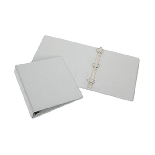 AbilityOne® 7510015194376, SKILCRAFT Round Ring View Binder, 3 Rings, 1.5" Capacity, 11 x 8.5, Gray Item: NSN5194376