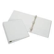 AbilityOne® 7510015194381, SKILCRAFT Round Ring View Binder, 3 Rings, 1.5" Capacity, 11 x 8.5, White Item: NSN5194381