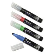AbilityOne® 7520015538142, SKILCRAFT Dry Erase Marker, Broad Chisel Tip, Assorted Colors, 4/Set Item: NSN5538142