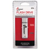 AbilityOne® 7045015584985, SKILCRAFT Ultra-Slim Flash Drive, 8 GB, Silver Item: NSN5584985