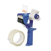 AbilityOne® 7520015664139, SKILCRAFT Retractable Blade Tape Dispenser with One Roll of Tape, 3" Core, For Rolls Up to 2" x 30 yds, Blue Item: NSN5664139