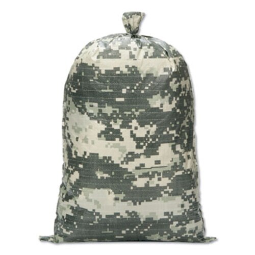 AbilityOne® 8105015681328, SKILCRAFT Digital Camouflage Sand Bag, 100 Sand Bags Item: NSN5681328