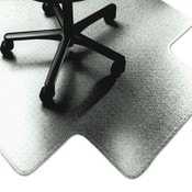 AbilityOne® 7220015772529, SKILCRAFT PVC Chair Mats, Low to Medium Pile Carpet, 53 x 45, Clear Item: NSN5772529