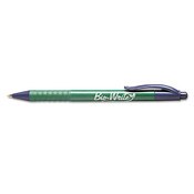 AbilityOne® 7520015789301, SKILCRAFT Bio-Write Ballpoint Pen, Retractable, Medium 1 mm, Blue Ink, Green Barrel, Dozen Item: NSN5789301