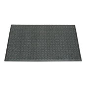 AbilityOne® 7220015826224, SKILCRAFT 3-Mat Entry System Scraper/Wiper Mat, 36 x 60, Gray Item: NSN5826224