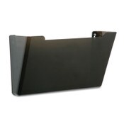 AbilityOne® 7520015827277, SKILCRAFT Wall Hanging File, 3 Sections, Letter Size, 13.25" x 4" x 14.88", Smoke, 3/Pack Item: NSN5827277