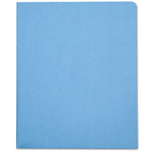AbilityOne® 7510005842490, SKILCRAFT Double Pocket Portfolio, 0.38" Capacity, 11 x 8.5, Light Blue, 25/Box Item: NSN5842490