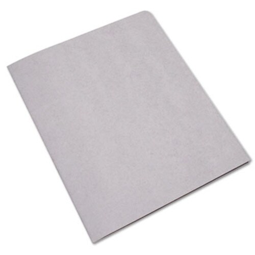 AbilityOne® 7510005842491, SKILCRAFT Double Pocket Portfolio, 0.38" Capacity, 11 x 8.5, Gray, 25/Box Item: NSN5842491