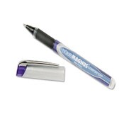 AbilityOne® 7520015877795, SKILCRAFT Liquid Magnus Hybrid Gel Pen, Stick, Extra-Fine 0.5 mm, Blue Ink, Blue/Gray Barrel, 4/Pack Item: NSN5877795