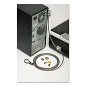 AbilityOne® 5340015987495, SKILCRAFT Desktop and Peripherals Locking Kit, 6 ft Steel Cable Item: NSN5987495