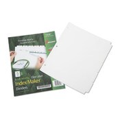 AbilityOne® 7530016006981 SKILCRAFT Avery Index Maker Dividers, 5-Tab, 11 x 8.5, White, 5 Sets Item: NSN6006981