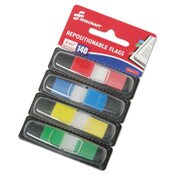 AbilityOne® 7510016200283, SKILCRAFT Page Flags, 0.5 x 1.75, Assorted, 140/Pack Item: NSN6200283