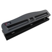 AbilityOne® 7520016203828, SKILCRAFT Light-Duty Three-Hole Punch, 9/32" Holes, 8-Sheet, Black Item: NSN6203828