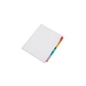 AbilityOne® 7530016215258, SKILCRAFT Table of Contents Indexes, Avery Style, 12-Tab, 1 to 12, 11 x 8.5, White, 1 Set Item: NSN6215258