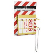 AbilityOne® 7510016236845, SKILCRAFT Global Harmonized System Safety Data Sheet Center, 24w x 6d x 18h, Red/Yellow Item: NSN6236845