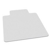 AbilityOne® 7220016568326, SKILCRAFT Biobased Chair Mat for Low/Medium Pile Carpet, 36 x 48, 20 x 12 Lip, Clear Item: NSN6568326