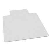 AbilityOne® 7220016568328, SKILCRAFT Biobased Chair Mat for Low/Medium Pile Carpet, 45 x 53, 25 x 12 Lip, Clear Item: NSN6568328